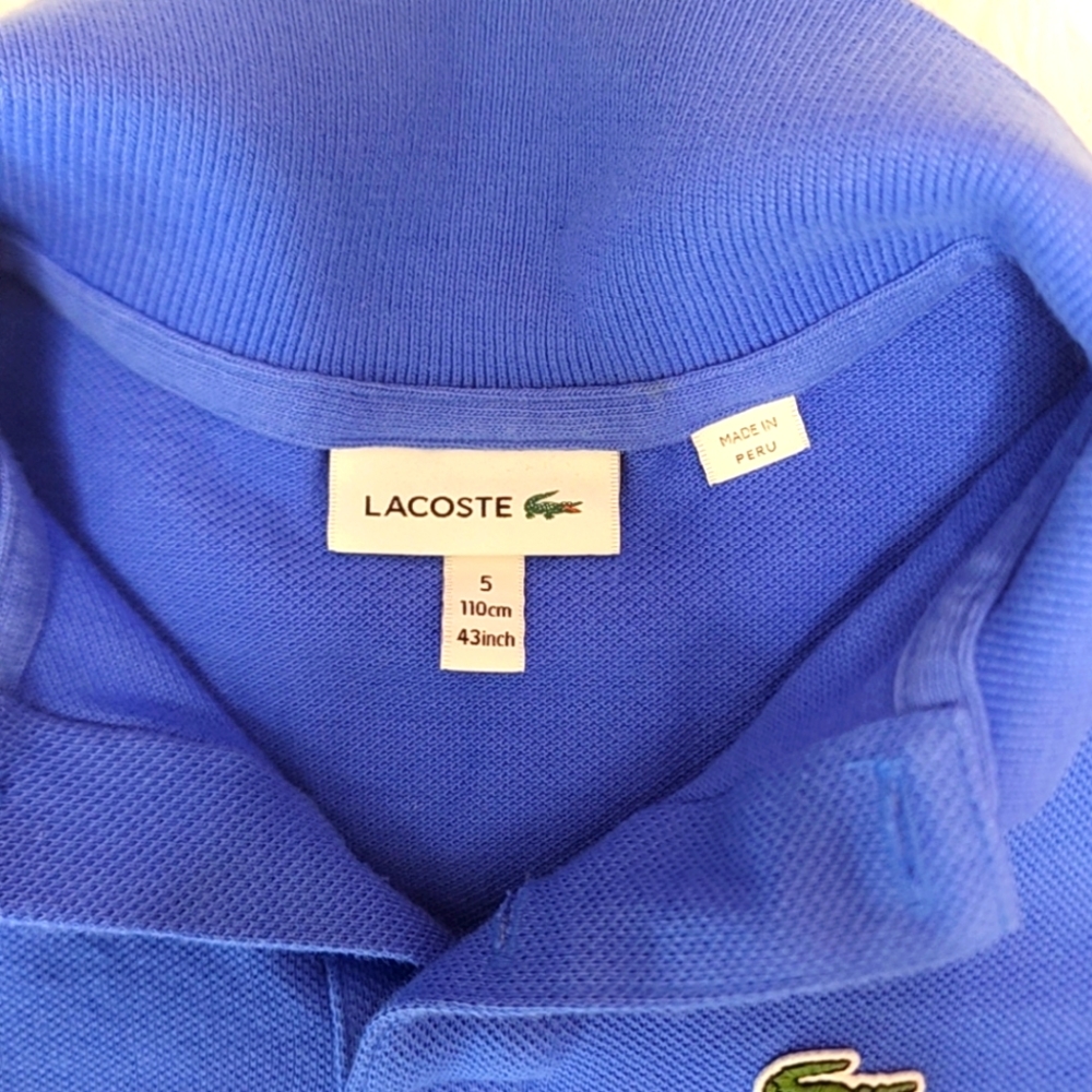 Lacoste Boy's Short Sleeve Classic Pique Polo